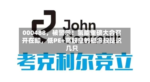 000488	，被警示！氢能重磅大会召开在即，低PE+高股息的概念股是这几只-第3张图片