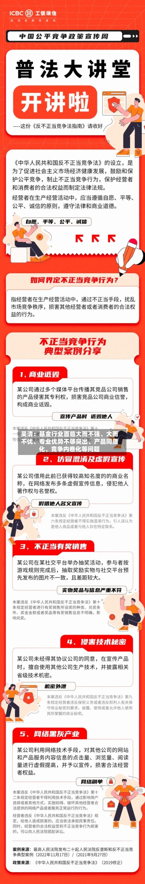 吴清：基金行业面临大而不强、大而不优、专业优势不够突出	、产品同质化、竞争内卷化等问题-第2张图片
