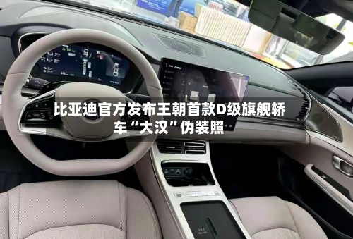 比亚迪官方发布王朝首款D级旗舰轿车“大汉”伪装照-第2张图片