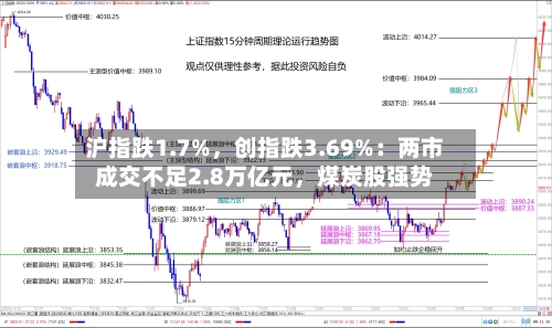 沪指跌1.7%	，创指跌3.69%：两市成交不足2.8万亿元，煤炭股强势-第2张图片
