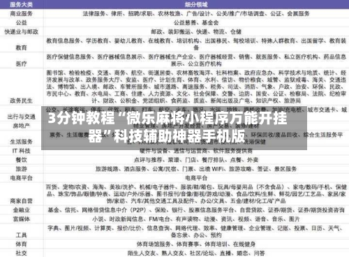 3分钟教程“微乐麻将小程序万能开挂器	”科技辅助神器手机版-第2张图片