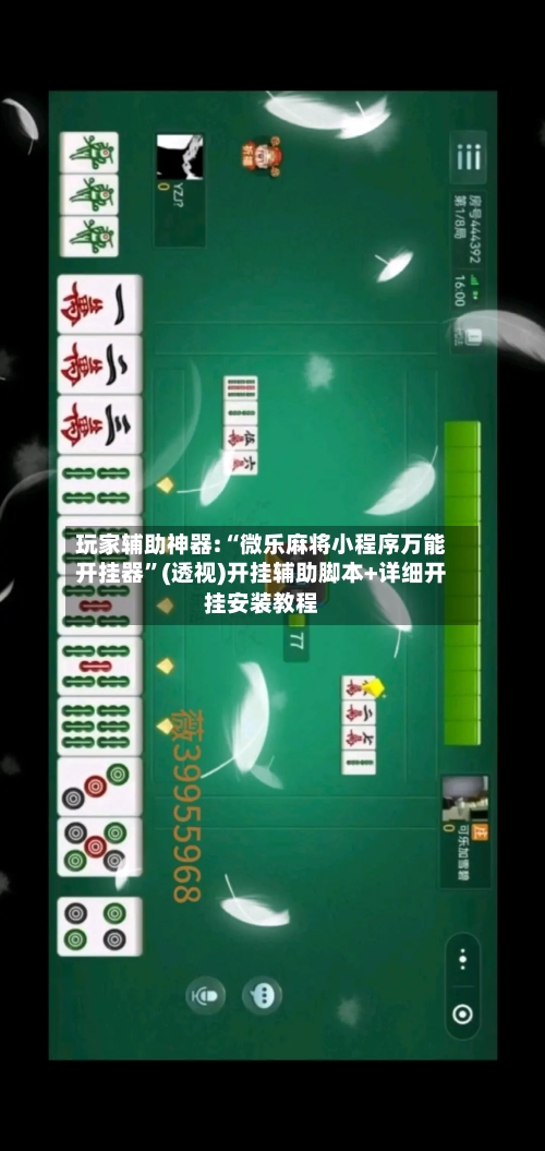 玩家辅助神器:“微乐麻将小程序万能开挂器”(透视)开挂辅助脚本+详细开挂安装教程-第3张图片