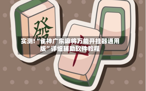 实测!“雀神广东麻将万能开挂器通用版	”详细辅助软件教程-第2张图片