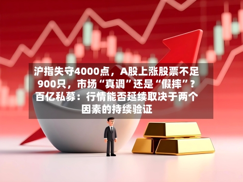 沪指失守4000点	，A股上涨股票不足900只，市场“真调”还是“假摔”？百亿私募：行情能否延续取决于两个因素的持续验证-第2张图片