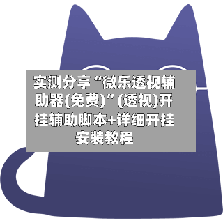 实测分享“微乐透视辅助器(免费)”(透视)开挂辅助脚本+详细开挂安装教程