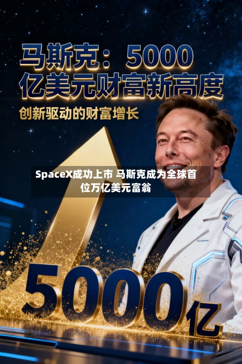 SpaceX成功上市 马斯克成为全球首位万亿美元富翁-第2张图片