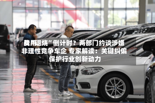 费用战“退烧”倒计时？两部门约谈涉嫌非理性竞争车企 专家解读：关键纠偏 保护行业创新动力-第3张图片