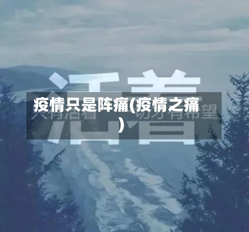 疫情只是阵痛(疫情之痛)-第3张图片