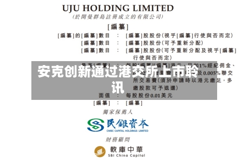 安克创新通过港交所上市聆讯