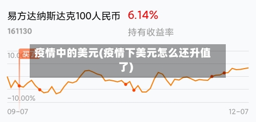 疫情中的美元(疫情下美元怎么还升值了)