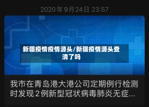 新疆疫情疫情源头/新疆疫情源头查清了吗