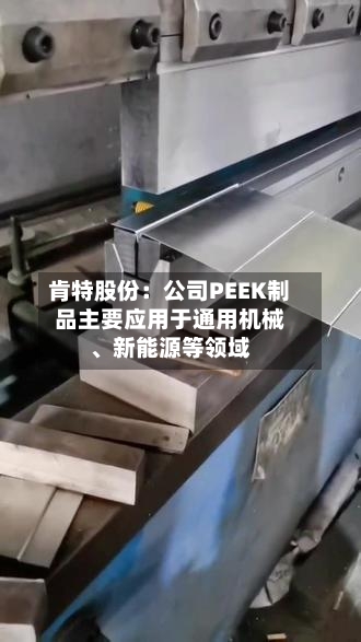 肯特股份：公司PEEK制品主要应用于通用机械、新能源等领域-第2张图片