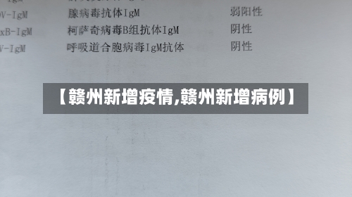 【赣州新增疫情,赣州新增病例】-第2张图片