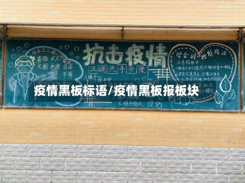 疫情黑板标语/疫情黑板报板块-第2张图片