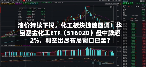 油价持续下探，化工板块惊魂回调！华宝基金化工ETF（516020）盘中跌超2%，利空出尽布局窗口已至？