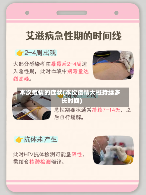 本次疫情的症状(本次疫情大概持续多长时间)-第2张图片