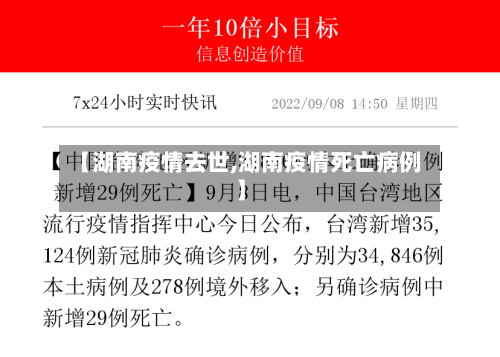 【湖南疫情去世,湖南疫情死亡病例】-第3张图片