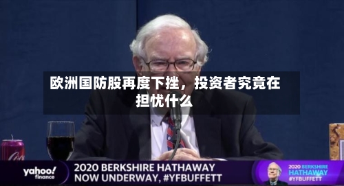 欧洲国防股再度下挫，投资者究竟在担忧什么-第2张图片