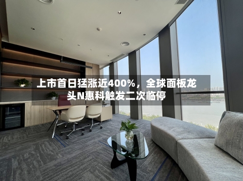 上市首日猛涨近400%，全球面板龙头N惠科触发二次临停-第3张图片